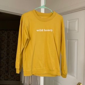 Indy brand Wild Honey crew neck sweatshirt